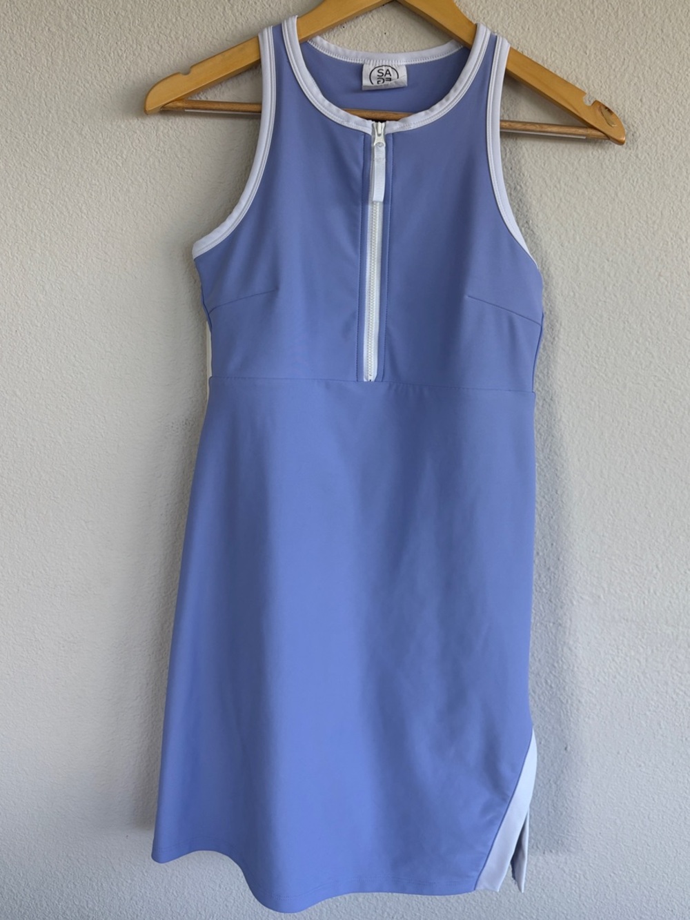 Sage Collective women’s lavender active wear dress with shorts size S